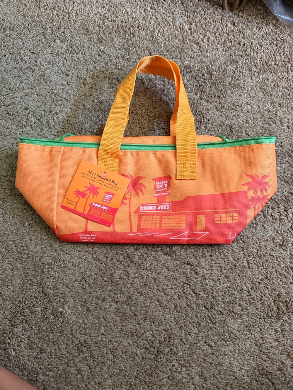 Trader Joe’s | NWT TJ’s Mini Orange Lunch Bag